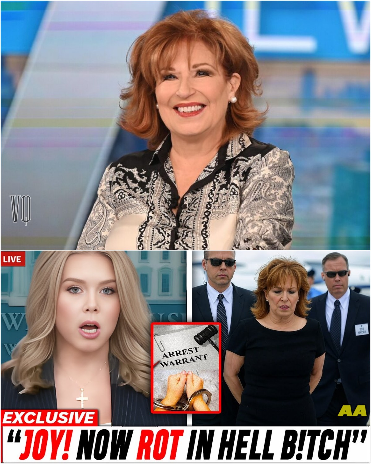 Joy Behar ARRESTED At Airport Trying To Flee The Country After 50M Joy Behar Arrested At Airport Trying To Flee The Country After 50m